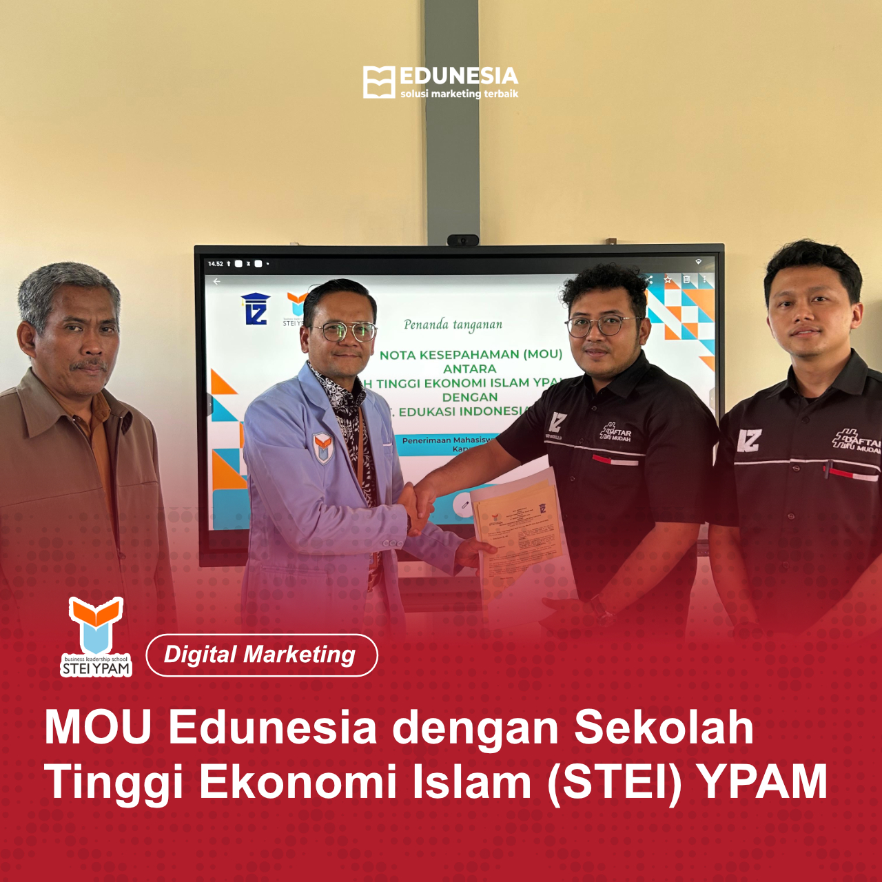 MoU Edunesia dengan STEI YPAM