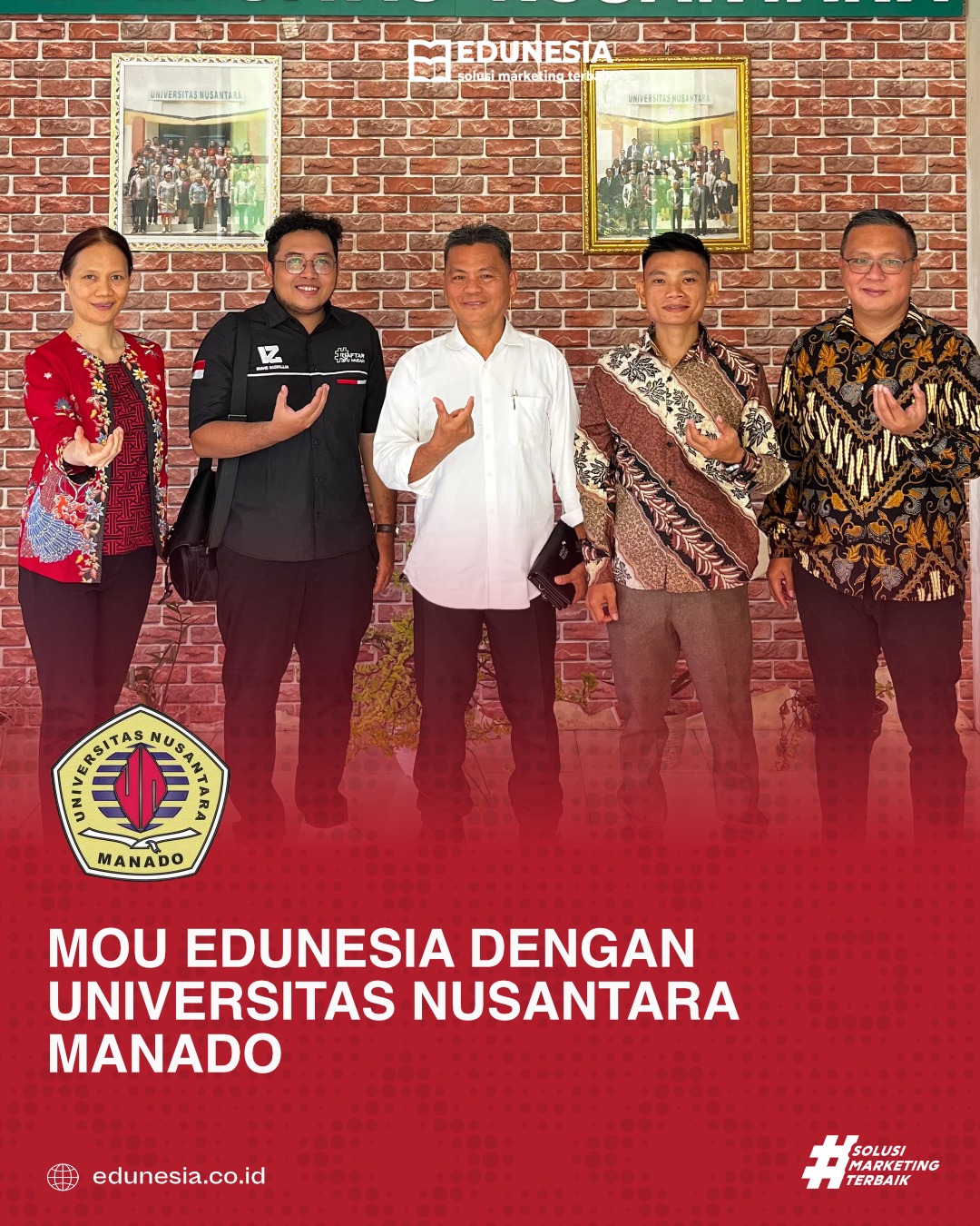 MoU Edunesia dengan Universitas Nusantara Manado